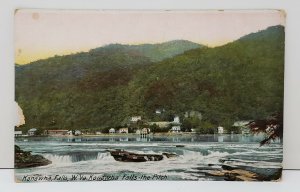 West Virginia Kanawha Falls The Pitch Postcard B5