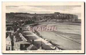 Old Postcard Mers les Bains Mers Perspective and treport