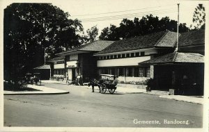 indonesia, JAVA BANDUNG, Gemeente Bandoeng (1920s) RPPC Postcard