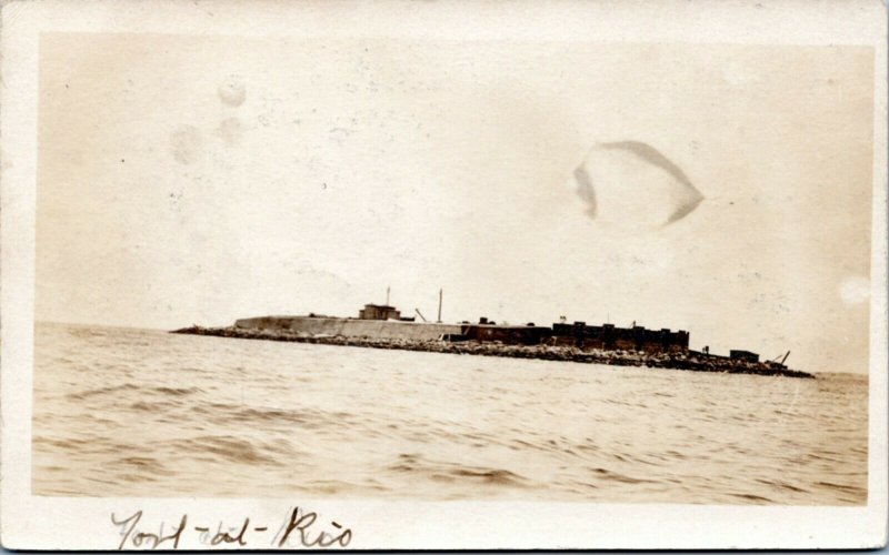 postcard rppc - unknown fort (Fort - Al - Rio ?)  Velox 1907-1914