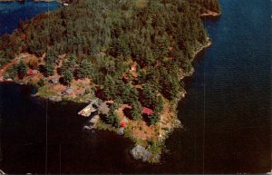 Canada Ontario Kenora Lake Of The Woods District Aerial View Of Yellow ...