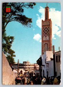 c1966 Sidi-Bu-Abid Mosque Tangier Morocco 4x6 VINTAGE Postcard 0403