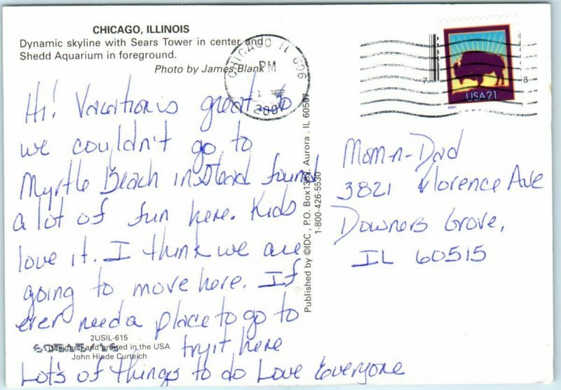 Postcard - Chicago, Illinois 