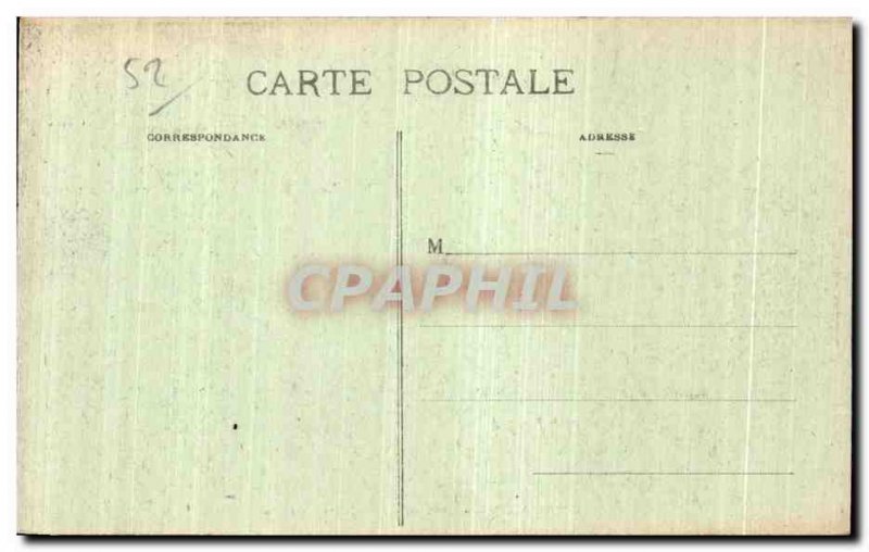 Old Postcard Chaumont Chateau du Val Schoolchildren