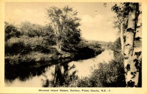 Canada - Nova Scotia, Durham. Inland Waters