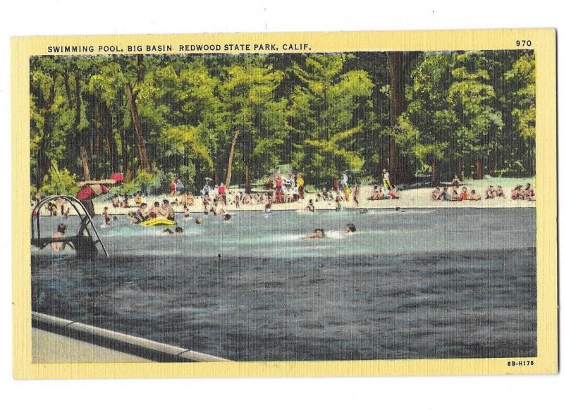 Swimming Pool located in the Heart of Big Basin Redwood State Park  California