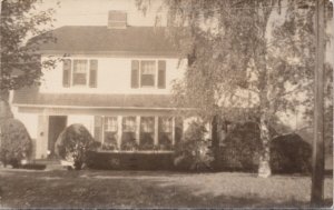 Residential House Sarasota Florida Cancel c1954 RPPC Postcard H59