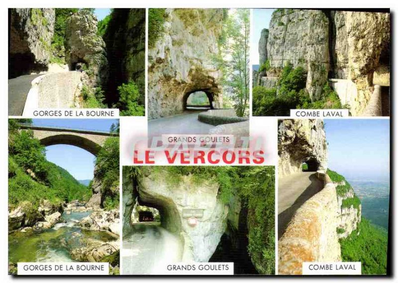 Modern Postcard Images of France Vercors Gorges bourne Great Narrow Combe Lav...