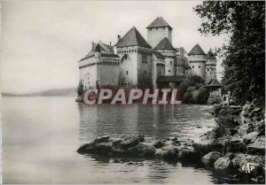 Modern Postcard Lac Leman Chateau de Chillon