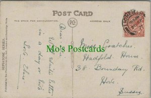 Genealogy Postcard - Goatcher - 38 Boundary Road, Hove, Sussex   RF7353