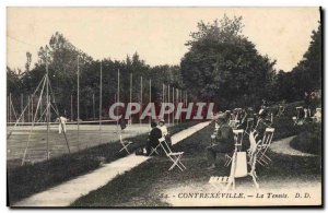 Postcard Old Tennis Contrexeville