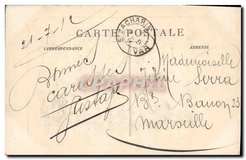 Old Postcard La Sainte Baume Terrace of Grotre