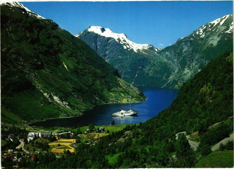 CPM AK View of Geiranger NORWAY (829575)