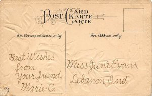 Rose Butterflies Postcard