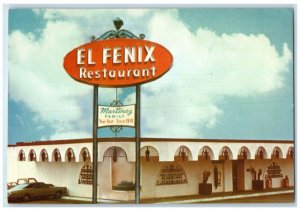 c1960 El Fenix Restaurant Walnut Hill Village Northwest Dallas Texas TX Postcard