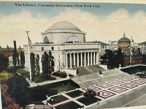 Postcard View of The Library at Columbia University in New York, NY.      T6