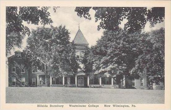 Pennsylvania New Wilmington Hillside Dormitory Westminster College Albertype