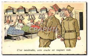 Militaria - Humor - Humor - C Intolerable - Old Postcard