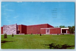 Cedar Falls Iowa IA Postcard Music Building State College Exterior c1961 Vintage