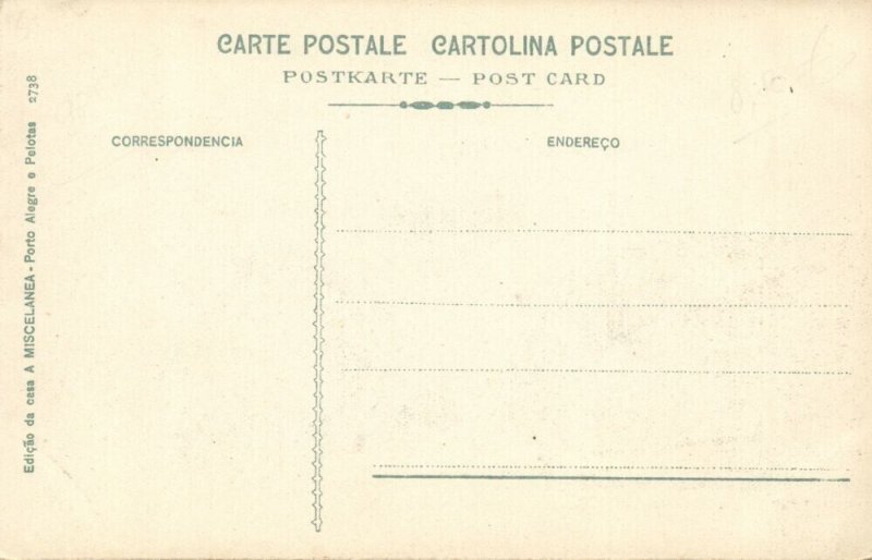 brazil, PORTO ALEGRE, Rua Voluntários da Pátria, Tobacconist (1910s) Postcard