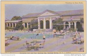 New York Saratoga Springs Recreation Unit and Pool Saratoga Spa Dexter Press