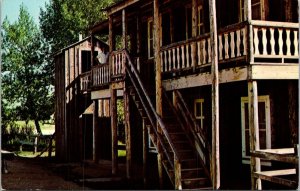 Big Jon Outside Plumbing Nevada City Montana Postcard