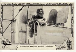 NORTH POLE EXPLORER PEARY / ship ROOSEVELT  postcard 7