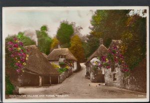Devon Postcard - Cockington Village and Forge, Torquay    RS15137