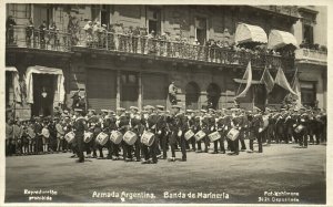 argentina, BUENOS AIRES, Armada Argentina, Banda Marineria (1930s) Kohlmann RPPC