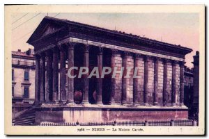 Postcard Old Nimes La Maison Carree