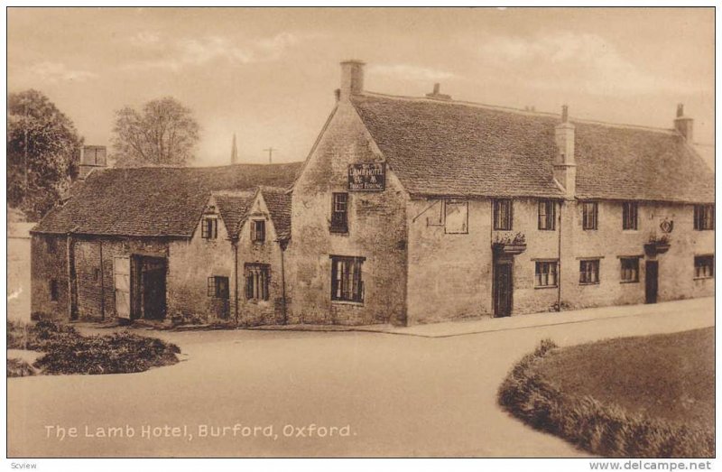The Lamb Hotel, Burford, Oxford (Oxfordshire), England, UK, 1900-1910s