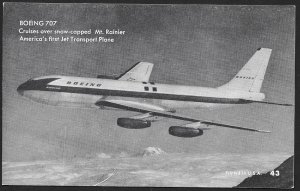 ARCADE CARD Boeing 707 Jet Transport Airplane