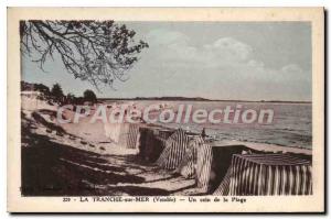 Postcard Old La Tranche sur Mer (Vendee) A corner of the Beach