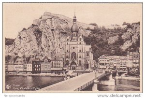 DINANT , Namur , Belgium , 10-30s ; Pont , Citadelle et Eglise