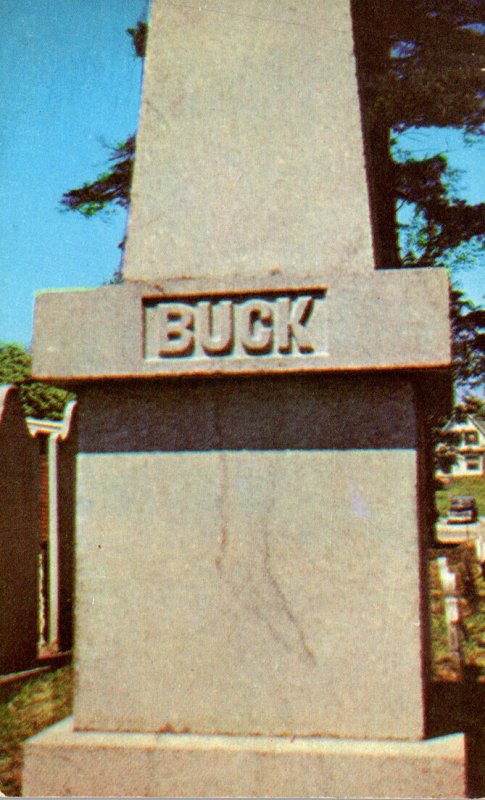 Maine Bucksport Colonel Jonathan Buck Monument Founder Of Bucksport