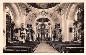 Inneres de Kirche Germany Postcard