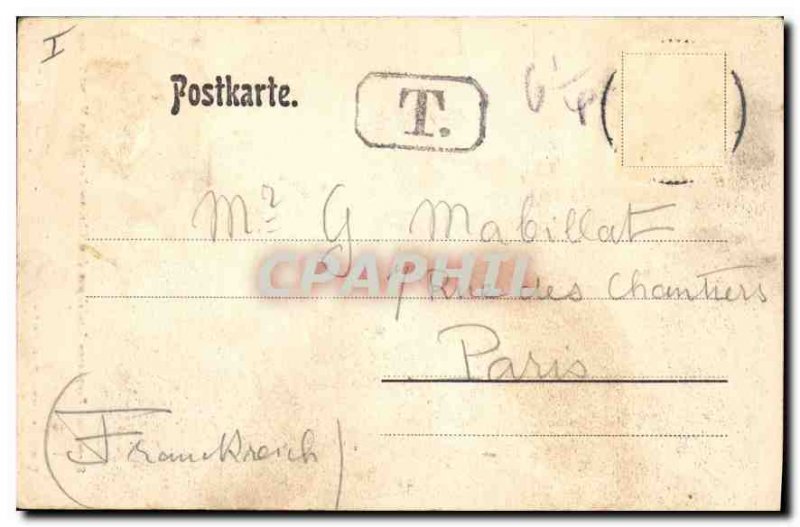 Old Postcard Metz Cathedral