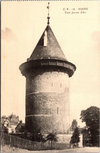 Postcard Rouen France Tour Jeanne d’Arc Joan of Arc Tower