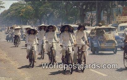 High School Girls Cycling Vietnam, Viet Nam Unused 