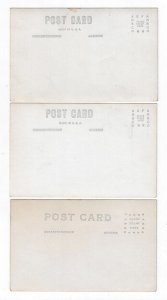 (3) Diff. RPPC's. Early Views of Hurricane Damage, Marion, Massachusetts 