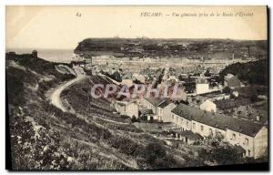 Old Postcard Fecamp General View from the Road Etretat