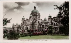 Parliament Buildings Victoria BC Government Gowen Sutton RPPC Postcard H59