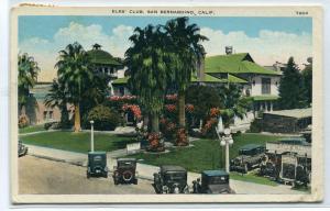 Elks Club San Bernardino California 1933 postcard
