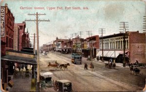 Postcard Garrison Avenue, Upper End in Fort Smith, Arkansas