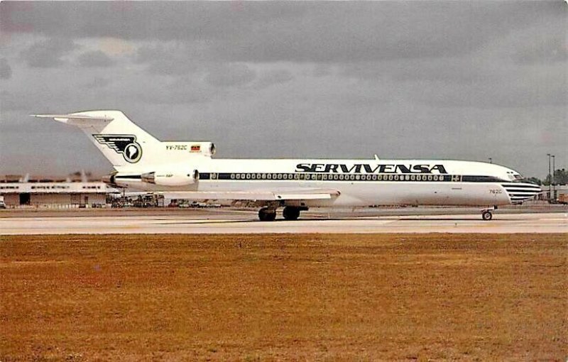 Airline Postcards Servivensa boeing 727-2D3 YV-762C c/n 22268  