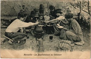 CPA MARSEILLE La Bouillabaisse au Cabanon (1294636)