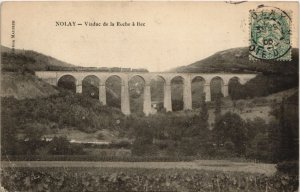 CPA NOLAY - Viaduc de la Roche a Bec (115697)