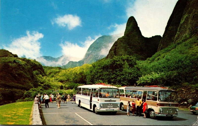 Hawaii Maui The Iao Needle Maui Island Tour Buses