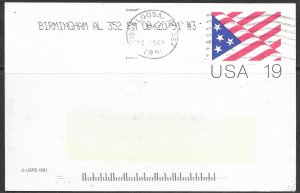 US Used. Flag.  UX153.  Nice.