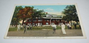 Shreveport Golf and Country Club Shreveport Louisiana Postcard Curt Teich A-4889